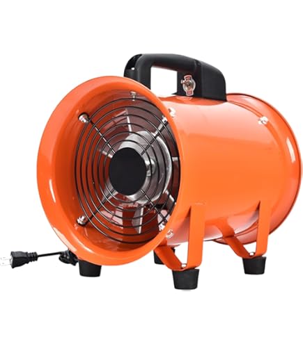 ポータブルファン 300mm 5mダクト付換気排気用エアーファン KIKAIYA KIKAIYA ポータブルファン 300mm 5mダクト付き 送排風ファン